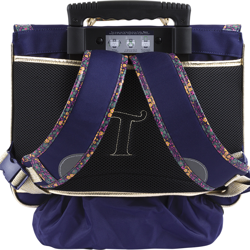 Cartable trolley Soline violet