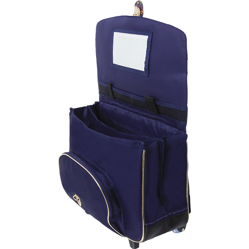 Cartable trolley Soline violet