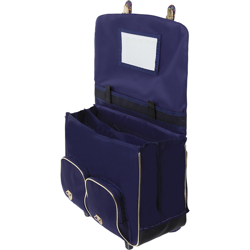 Cartable trolley Soline violet