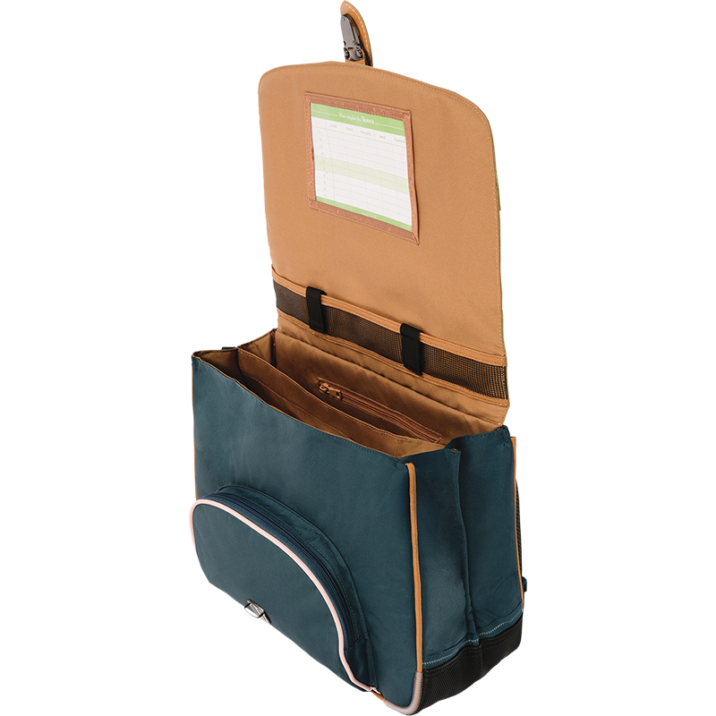 Cartable Agathe vert