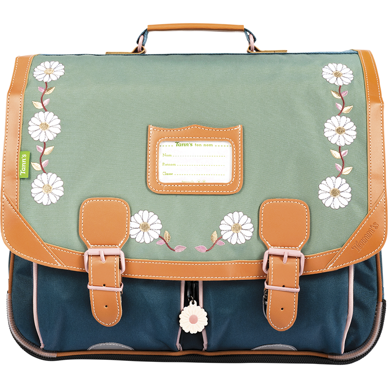 Cartable Agathe vert