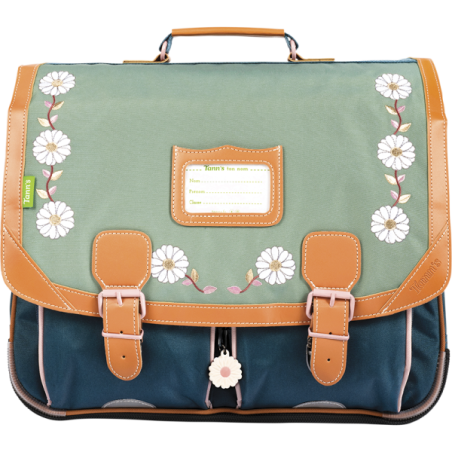 Cartable Agathe vert