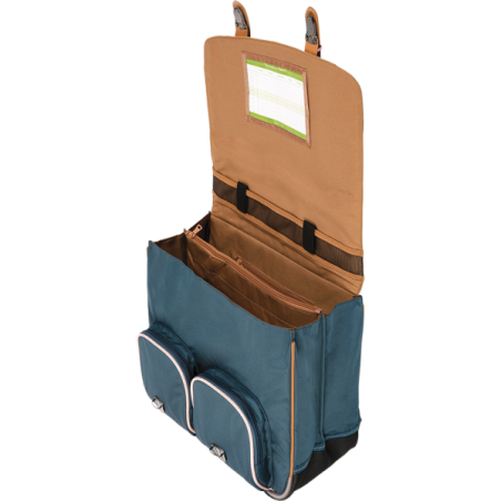 Cartable Agathe vert