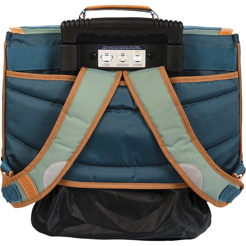 Cartable trolley Agathe vert