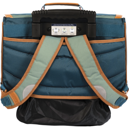 Cartable trolley Agathe vert