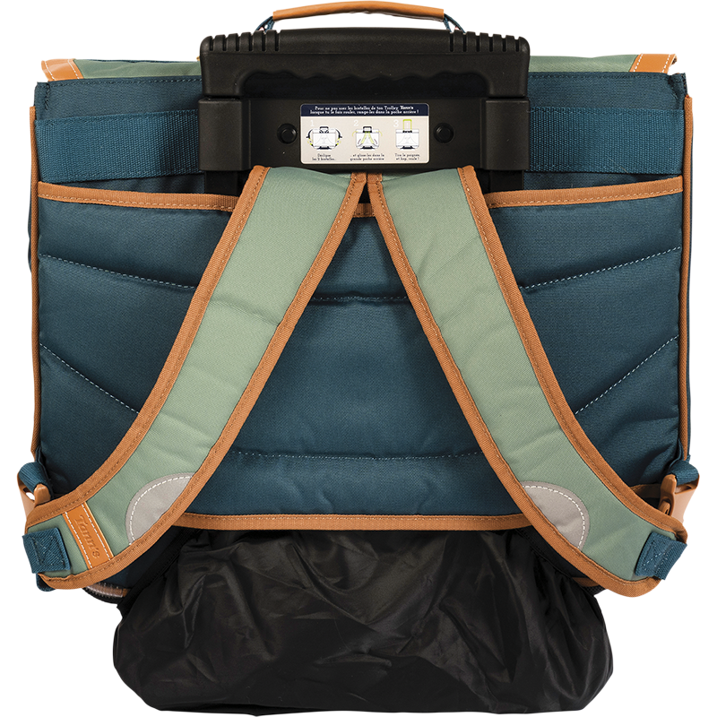 Cartable trolley Agathe vert