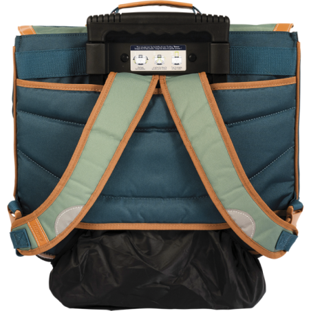 Cartable trolley Agathe vert