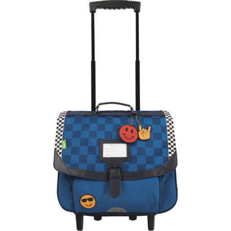Cartable trolley Marceau bleu
