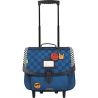 Cartable trolley Marceau bleu