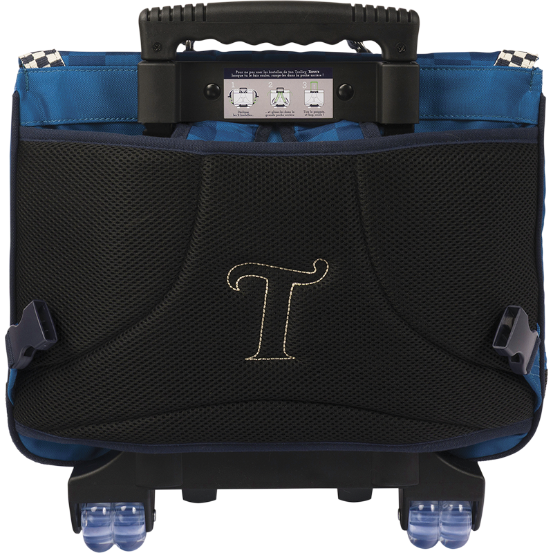 Cartable trolley Marceau bleu