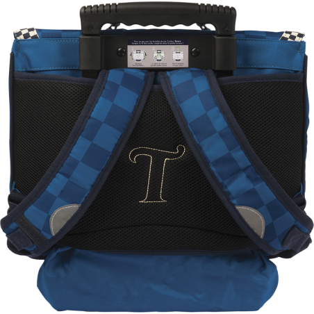 Cartable trolley Marceau bleu