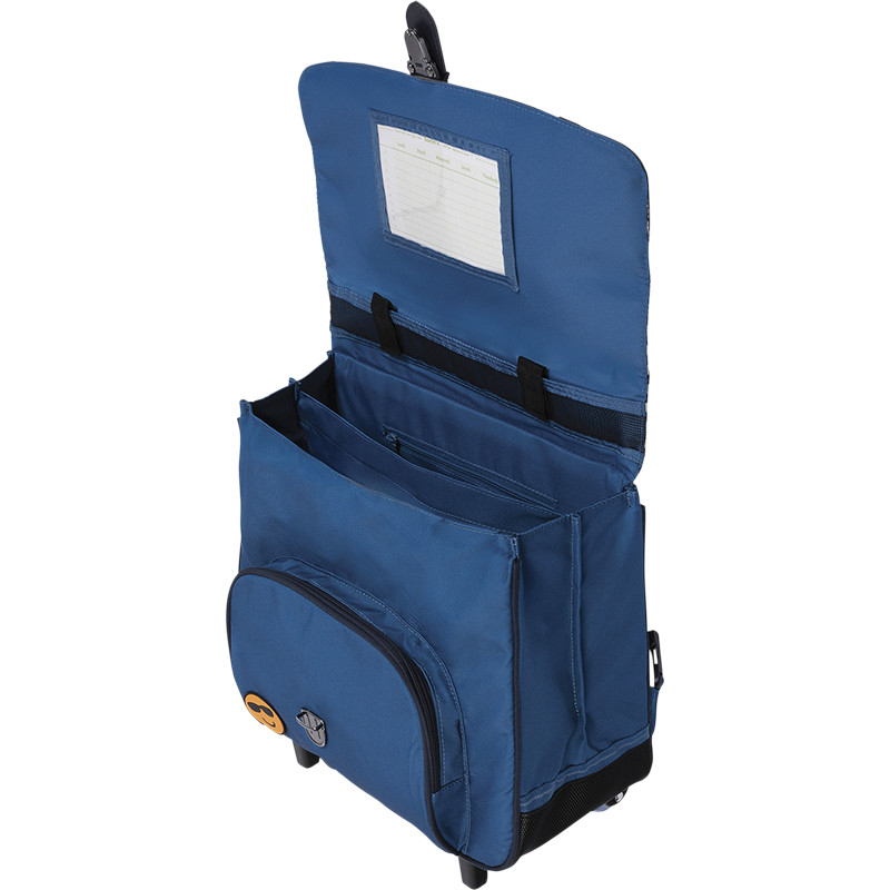 Cartable trolley Marceau bleu