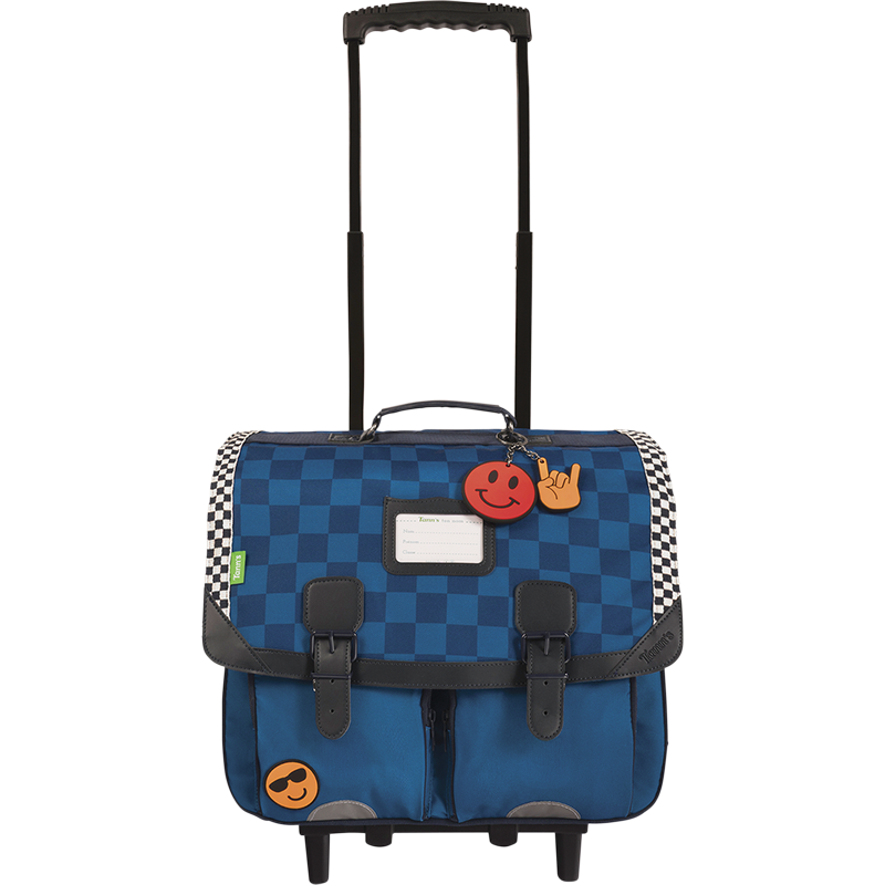 Cartable trolley Marceau bleu