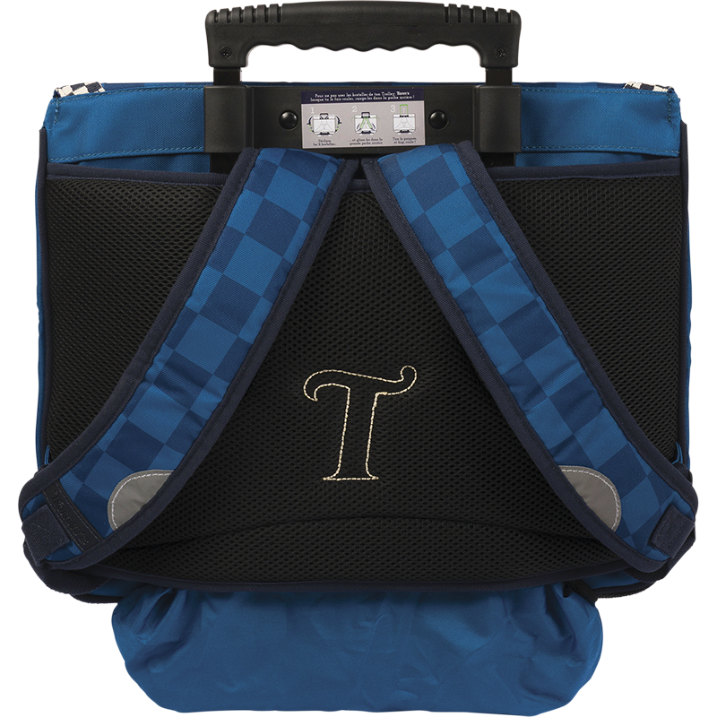 Cartable trolley Marceau bleu