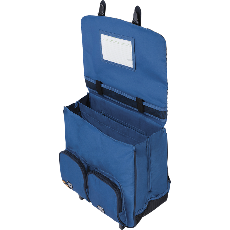 Cartable trolley Marceau bleu