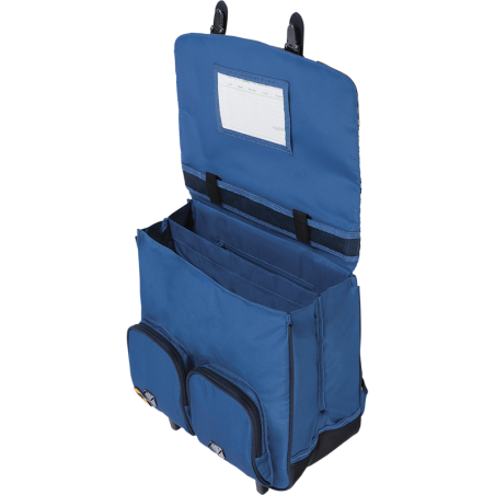 Cartable trolley Marceau bleu