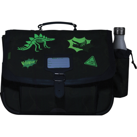 Cartable poche gourde Timothée kaki Tann’s - 38 cm