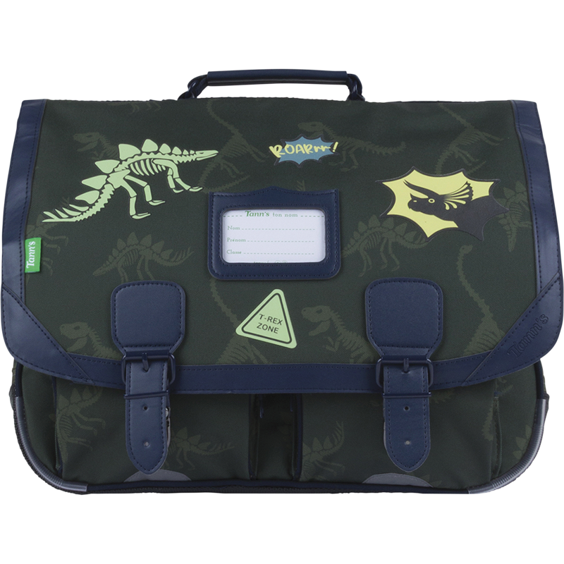 Cartable Timothée kaki Tann’s - 41 cm