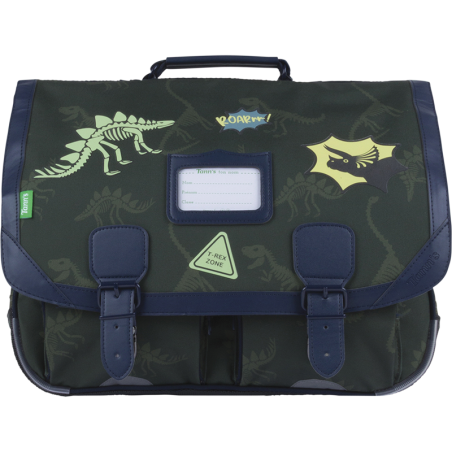 Cartable Timothée kaki Tann’s - 41 cm
