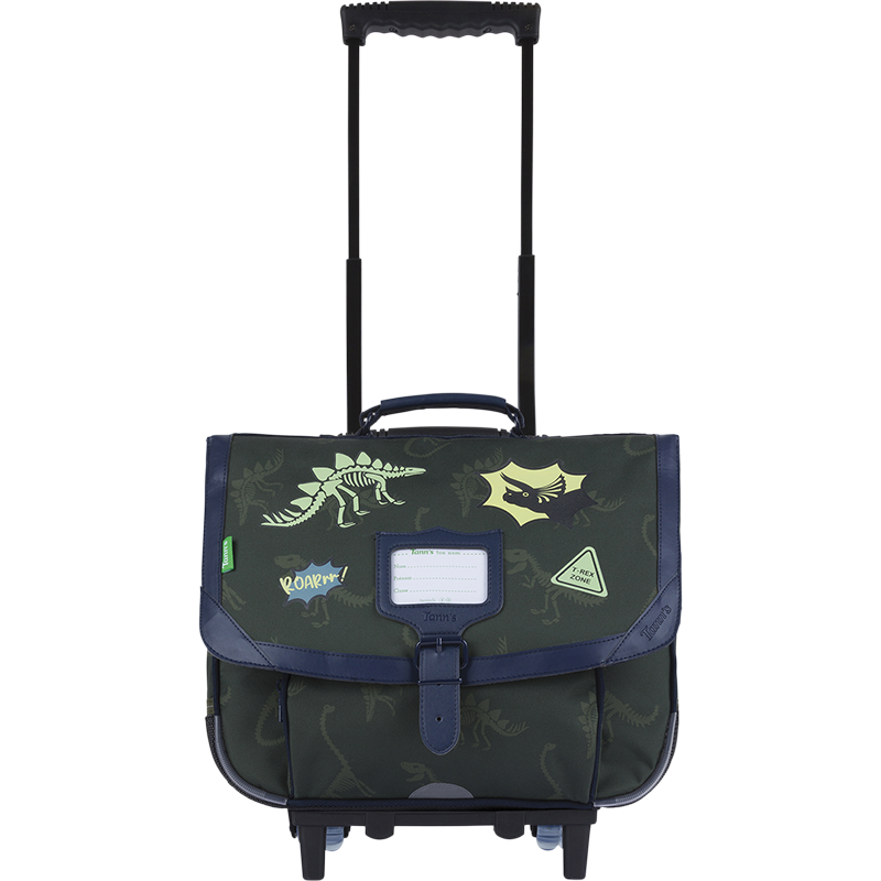 Cartable trolley Timothée kaki Tann’s - 38 cm