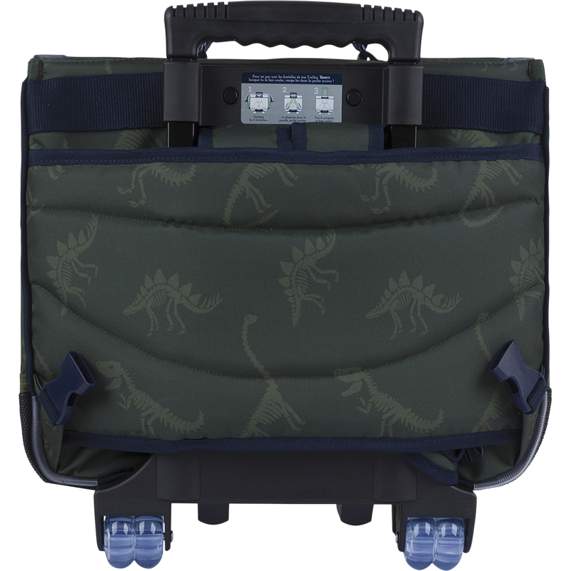 Cartable trolley Timothée kaki Tann’s - 38 cm