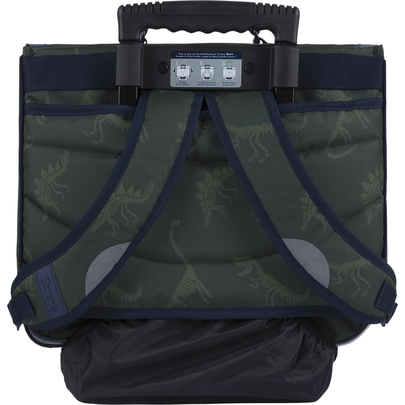 Cartable trolley Timothée kaki Tann’s - 38 cm