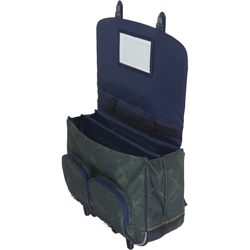 Cartable trolley Timothée kaki Tann’s - 41 cm