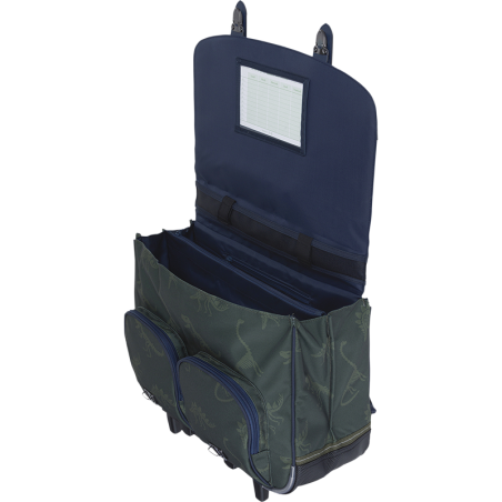 Cartable trolley Timothée kaki Tann’s - 41 cm