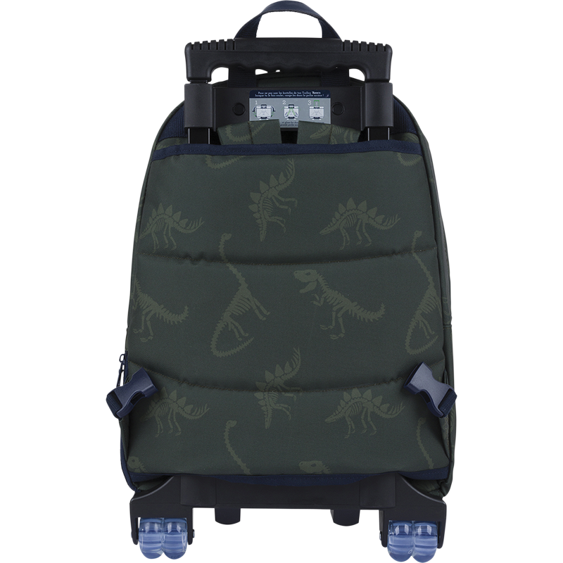 Sac trolley Timothée kaki Tann’s - 31 cm