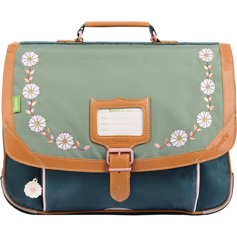Cartable Agathe vert