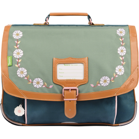 Cartable Agathe vert