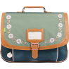 Cartable Agathe vert