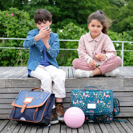 Cartable Romane vert