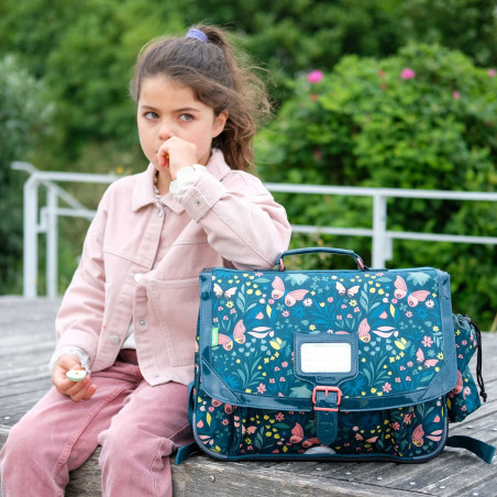 Cartable Romane vert