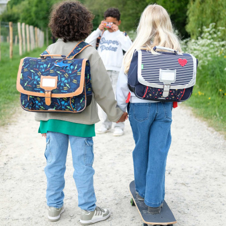 Cartable Émilie bleu
