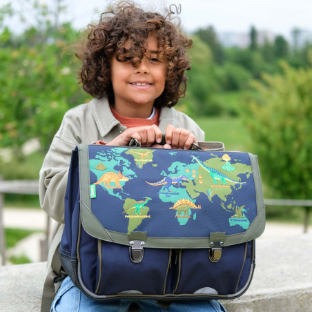 Cartable Marius bleu