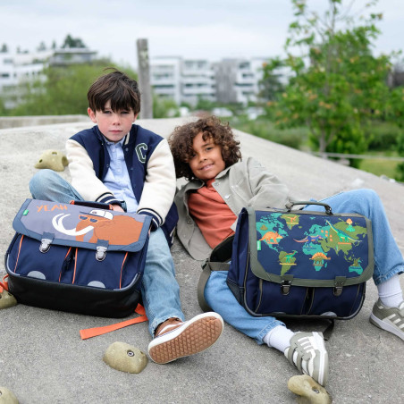 Cartable Marius bleu