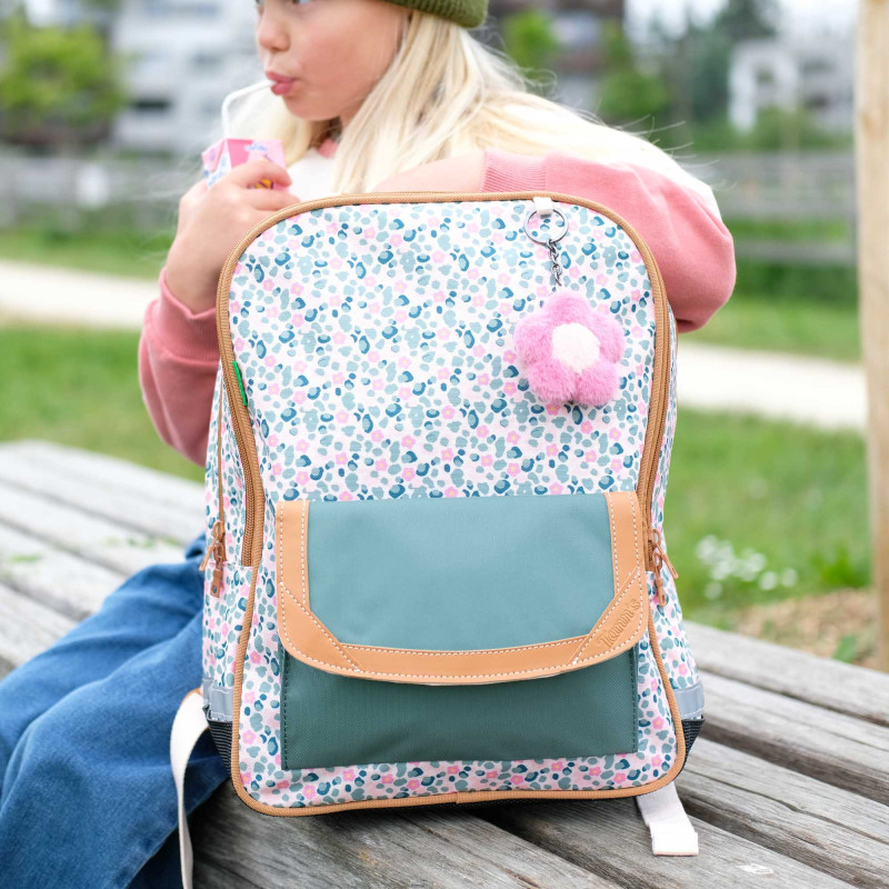 Sac à dos Iris vert Tann’s - 28,5 cm