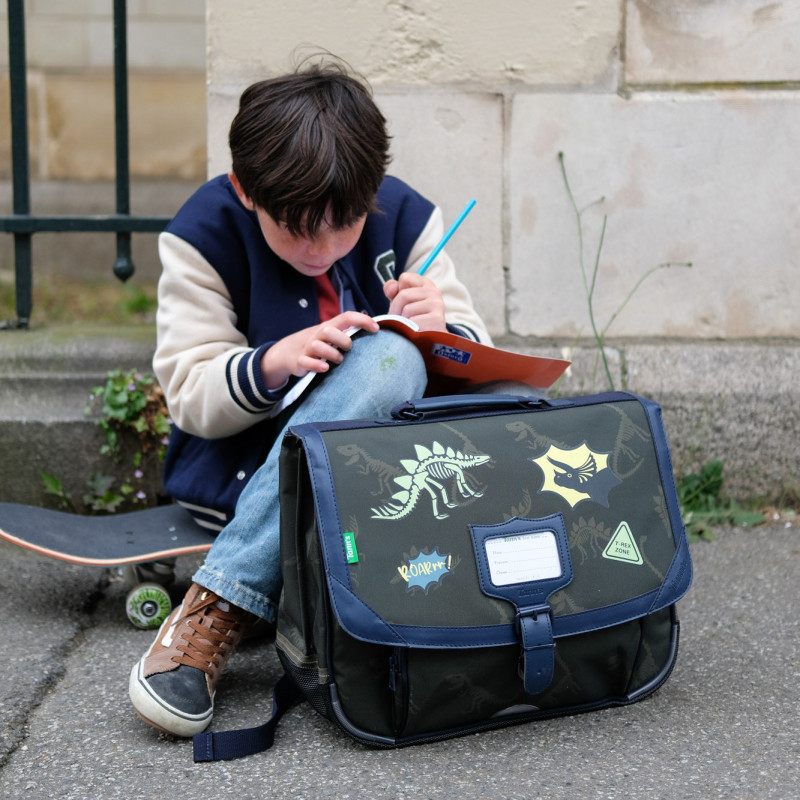 Cartable Timothée kaki Tann’s - 35 cm