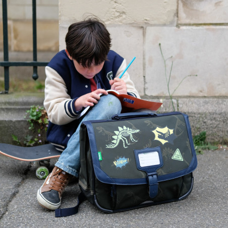 Cartable Timothée kaki