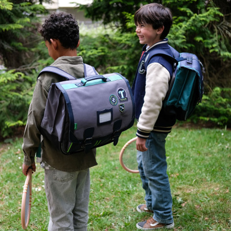 Cartable Tiago gris