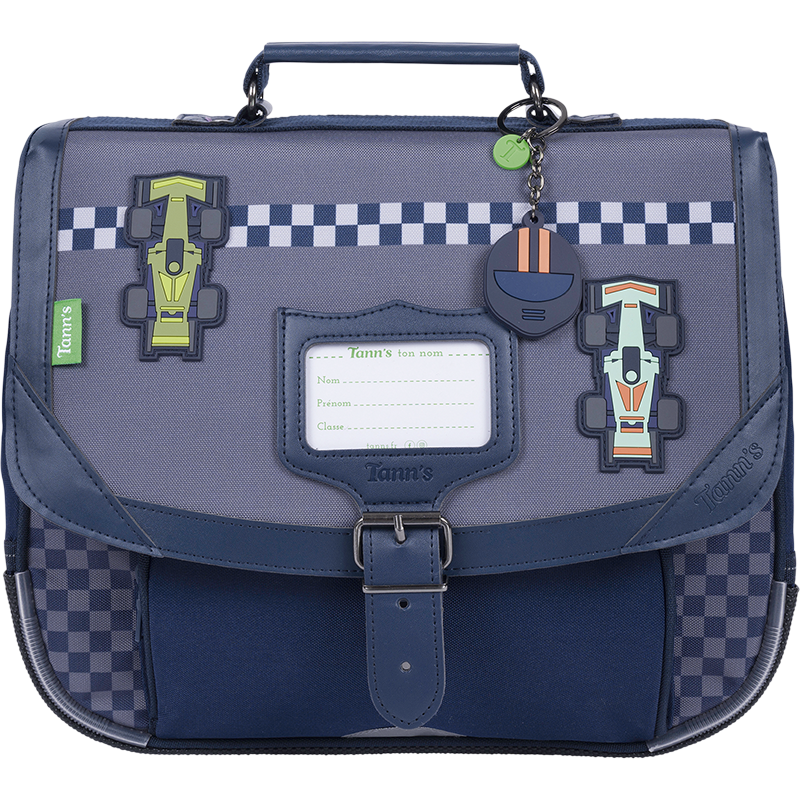 Cartable Romain gris Tann’s - 32 cm