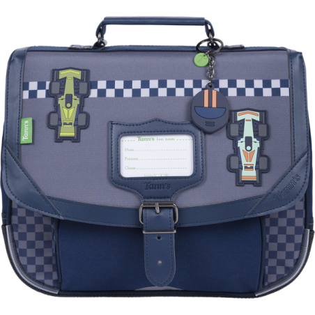 Cartable Romain gris Tann’s - 32 cm