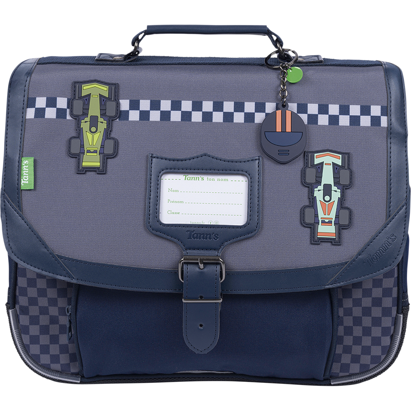 Cartable Romain gris Tann’s - 35 cm
