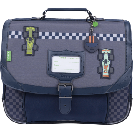 Cartable Romain gris Tann’s - 35 cm