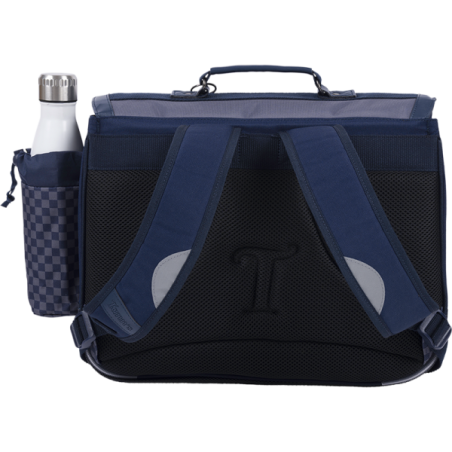 Cartable Romain gris Tann’s - 38 cm