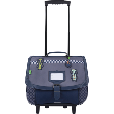 Cartable trolley Romain gris Tann’s - 38 cm