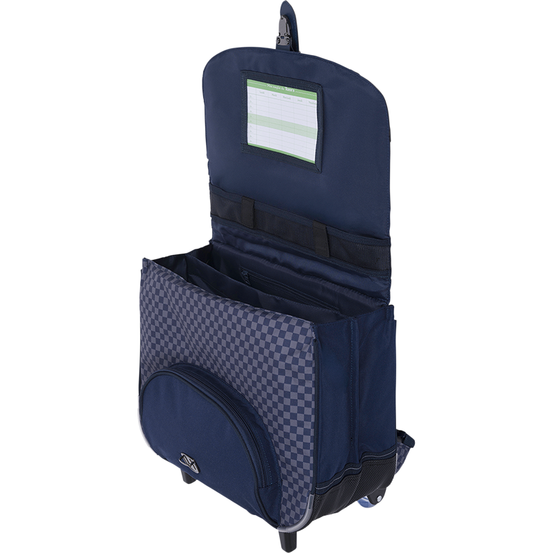 Cartable trolley Romain gris Tann’s - 38 cm