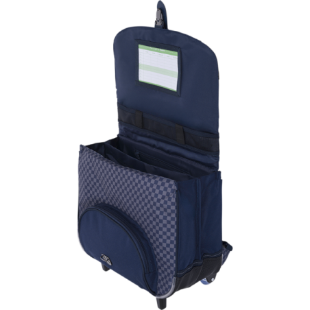 Cartable trolley Romain gris Tann’s - 38 cm