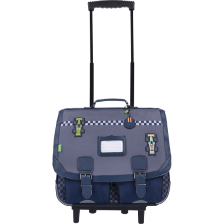 Cartable trolley Romain gris Tann’s - 41 cm